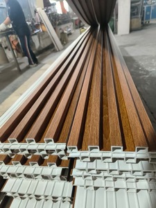 Waterproof Fireproof Fluted WPC <strong>Wall</strong> <strong>Panels</strong> for <strong>Interior</strong> Decorative <strong>Panel</strong> PVC <strong>Wall</strong> <strong>Cladding</strong> Louver <strong>Panels</strong> - Product Image 5