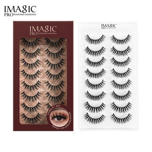 IMAGIC Kit de <span class=keywords><strong>faux</strong></span> <span class=keywords><strong>cils</strong></span> 3D – Vente en gros, 8 paires, fournisseur chinois pas cher, sans cruauté animale, pour la revente de maquillage - Product Image 6