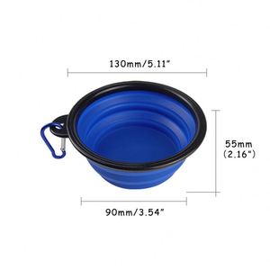 Custom Logo Lightweight <b>Collapsible</b> Pet Bowl Portable Dog Travel Water Dish for Promotional Activities - Product Image 6
