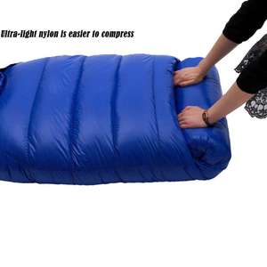 Sacchi <span class=keywords><strong>a</strong></span> <span class=keywords><strong>Pelo</strong></span> Woqi Ultra Compatti Imbottiti in Velluto 80 e Piumino 600g, Pieghevoli, 3 Stagioni, Leggeri, Modello Mummia, per Uomo e <span class=keywords><strong>Donna</strong></span> - Product Image 6