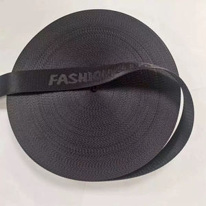 High Quality Custom Eco-friendly 50mm Jacquard Embroidered <strong>Webbing</strong> Strap Tape Recycled Polyester <strong>Nylon</strong> Flat Twill Herringbone - Product Image 4