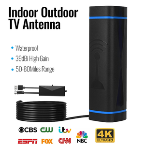 <span class=keywords><strong>Antenne</strong></span> TV numérique <span class=keywords><strong>portable</strong></span> 4K 1080P intérieure/extérieure avec amplificateur pour ASTC DVB-T, chaînes locales gratuites - Product Image 1