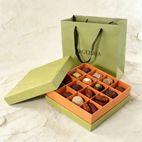 Maßgeschneiderte Luxus-Geschenkbox für Datteln mit Magnetverschluss, Baklava-Gitterboxen aus stabiler Pappe für Desserts, Ramadan-Dattelverpackung