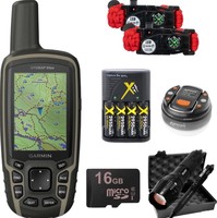 GPS Garmin 64SX Garmin 010-02258-10 GPSMAP 64sx GPS Portátil con Altímetro y Brújula Precargado con Mapas TopoActive