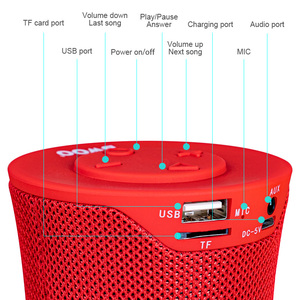Altavoz Bluetooth V5.0 portátil con luz RGB, nuevo diseño con etiqueta privada - Product Image 4