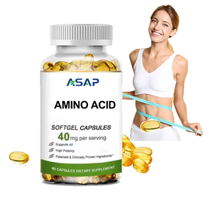 Cápsulas de Gel Suave de Grado Alimenticio con Múltiples Aminoácidos y Vitaminas de Marca Privada ASAP, 500 mg/600 mg, Uso en Adultos - Product Image 1