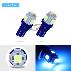 Hot Sell 5050 5Smd W5w 194 168 Wedge Interior T10 Led Car Bulbs Luz Luces Focos Para Auto Vehicle Lighting