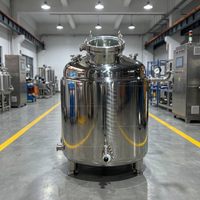 Chaudières de distillation d'alcool semi-automatiques électriques en acier inoxydable à double paroi, multi-tension, 100L-500L