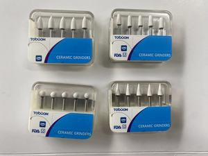 Frese Dentali Toboom per Lucidatura Conica/Rotonda in Pietra Bianca FG, Frese in Ossido di Alluminio CW1124 per Lucidatura Manuale di Porcellana e Resina 1.6mm - Product Image 2