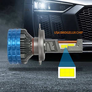 Fábrica TOP OEM venta Auto iluminación <span class=keywords><strong>C6</strong></span> 9005/9006/H11/H7/H4 coche LED faro Bienvenido luces de haz alto - Product Image 2