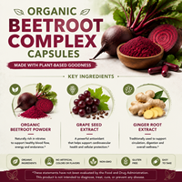 Complexe de Betterave Biologique 1000mg en Capsules – Matrice Botanique Avancée à Spectre Complet – Fournisseur en Gros pour l'Industrie et l'Échelle Industrielle (OEM)