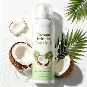 Brume tonifiante hydratante à la noix de coco pour le visage, spray facial rafraîchissant et hydratant en profondeur, apaisant et équilibrant la peau - Product Image 6
