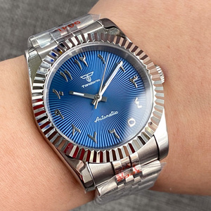 Montre Premium 904L Acier Inoxydable Glide <span class=keywords><strong>Lock</strong></span> Bracelet NH35 Auto 200M Saphir Moyen-Orient - Product Image 2