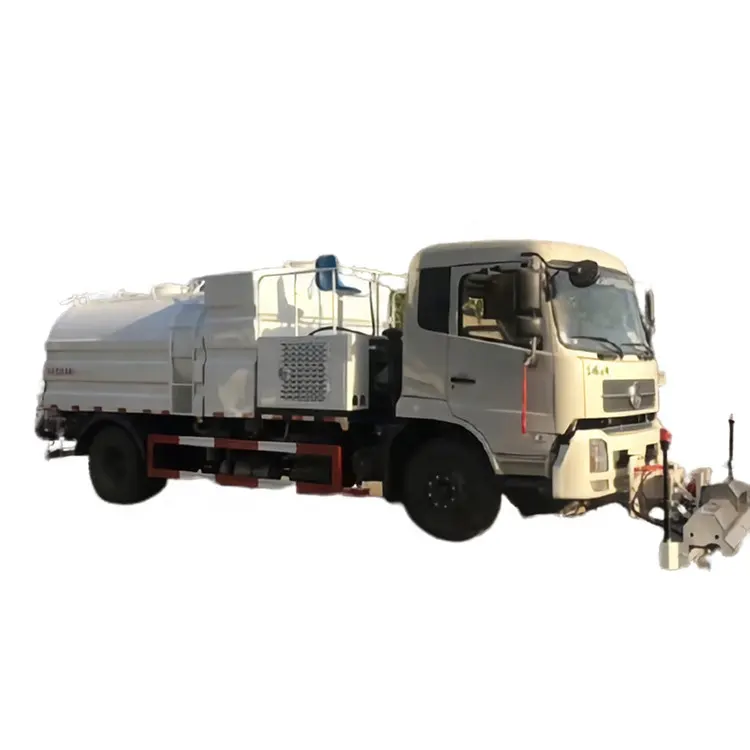 일본 고압 스프레이 고압 청소 트럭 dongfeng 4x2 10cbm 시립 고압 및 고압 파이프 라인 세척 트럭