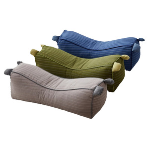Buckwheat <b>Pillow</b> Concave <b>Shape</b> Removable Cover Machine Washable Support Cervical Spine Adult Home Use High <b>Pillow</b> - Product Image 3