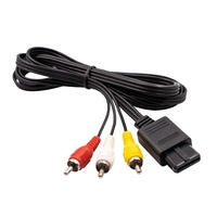 Câble AV/RCA pour Nintendo 64, 1.8M, cordon Audio/vidéo, accessoire pour console de jeu Super N64/SNES