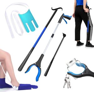 Gaixie 8 in 1: Strumento per Chirurgia di Sostituzione dell'Anca, Ausilio per Calzare, Solleva Gambe, Calzascarpe, Spugna <span class=keywords><strong>da</strong></span> Bagno, Grattatore Telescopico in Plastica - Product Image 3