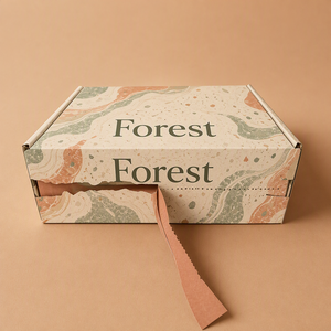Cajas de embalaje recicladas autosellantes con logotipo de impresión personalizado Caja DE PAPEL DE ENVÍO Caja de cartón corrugado con flauta - Product Image 2