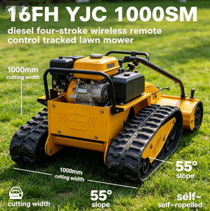 Cortadora de Césped <span class=keywords><strong>Autopropulsada</strong></span> con Control Remoto, Diésel, 16 HP, Ancho de Corte de 1000 mm, para Pendientes, Modelo YJC 1000SM - Product Image 5