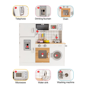 เด็กแกล้งอาหารเล่นชุดของเล่นเด็กจำลองไม้ของเล่นที่มีหนึ่งมีด - Product Image 5