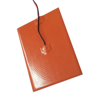 Équipement de chauffage électrique de taille personnalisée Coussin chauffant en silicone flexible avec élément chauffant à eau pour usage industriel