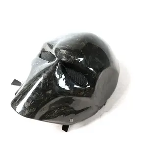 Free Shipment Cool Carbon Fiber Helmet Full Face Hallowmas Christmas Cosplay Helmet