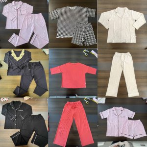 بيجامات نسائية من مصنع معتمد من Oeko، طقم بيجامة بأكمام طويلة، أطقم استرخاء - Product Image 6