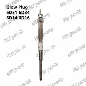 6D31 6D34 6D14 6D16 Glow Plug Suitable For Mitsubishi Engine Parts