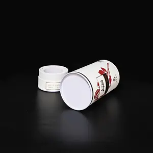 The manufacturer can customize the Window Round Gift Packing <b>Brown</b> Cylindrical Tube <b>Box</b> - Product Image 5
