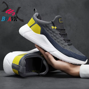 Chaussures de course légères pour hommes 2020, baskets de sport rouges, doublure en mesh, été, printemps, automne, jogging, décontractées, antidérapantes - Product Image 6