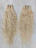 Ombre la plus légère 613 cuticule alignée cheveux vierges blond russe paquet de cheveux humains vierges blonds extension de cheveux humains brésiliens blonds