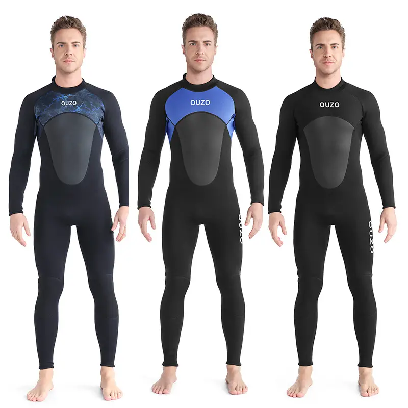 Logotipo personalizado de neoprene 3mm, masculino, mergulho, surf, peça única, natação, mergulho