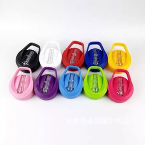 Nouvelle tendance, bouteille d'eau de sport en plastique transparent de type paille, écologique, sans BPA, 24 oz/700 ml, portable, logo personnalisé - Product Image 3