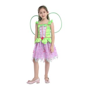 Halloween Decor Children TV Movie Tinkerbell Cosplay <b>Costume</b> with <b>Wing</b> Kids Girl Tinkerbell Party Fancy Princess Fairy Dress - Product Image 6