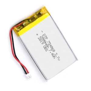 사용자 정의 NMC 셀 801525 230mAh 532929 501922 3.7V 이온 리튬 배터리 754060 2000mAh LiPo 배터리 7.4V - Product Image 4