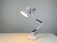 Lámpara de Escritorio LED con Clip Flexible y Precio Económico, Lámpara de Trabajo con Brazo Largo Articulado