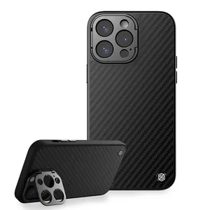 เคส <span class=keywords><strong>Nillkin</strong></span> ใยอะรามิดผสมคาร์บอนไฟเบอร์ สำหรับ <span class=keywords><strong>iPhone</strong></span> <span class=keywords><strong>14</strong></span>/15 <span class=keywords><strong>Pro</strong></span> Max เคสคาร์บอนไฟเบอร์สุดหรู กันกระแทก บางเฉียบ - Product Image 1
