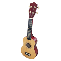 Oem Musical Instrument Factory 21-inch soprano Basswood Plywood Body Ukulele with Nylon String
