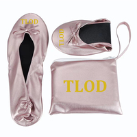 Vente en gros de pantoufles grecques personnalisées pour lettre de sororité, chaussures de ballet, décoration pour fille