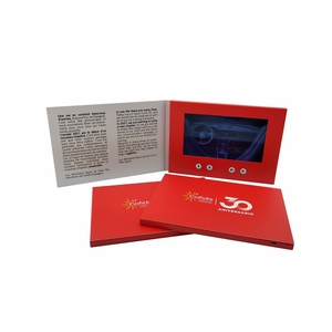 Tarjeta de Video LCD A5 de 7 Pulgadas de Alta Calidad <span class=keywords><strong>con</strong></span> Diseño Rojo para Publicidad y Promoción - Product Image 4