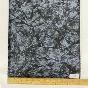 Ready in Stock PU Coated Water Repellent Anti-Pill Denim Feel Poly Tie-Dye <strong>Print</strong> <strong>Fabric</strong> for Fashion Coats Jackets Bags Clothing - Product Image 4