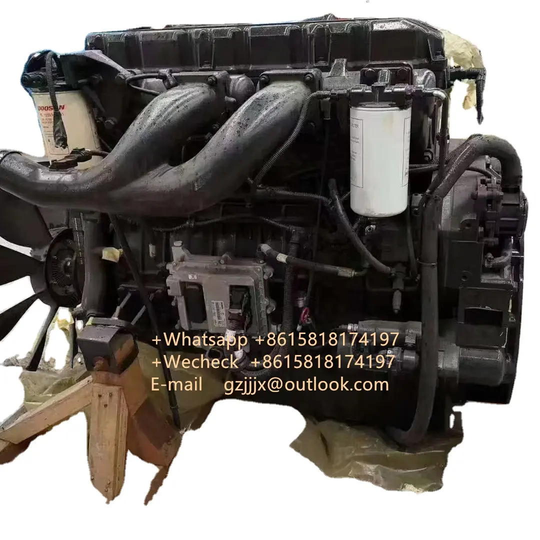 S300LC S300 Venda Quente Coréia Usado Motor Doosan DL09 DE08TIS DE08T Para Isuzu 6BG2 Bloco De Cilindro Do Motor