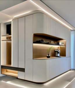 Armoire à chaussures durable personnalisée Arc avec un design moderne pour le salon et la salle à manger, rangement en bois de haute qualité - Product Image 3