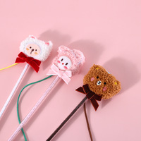 Jouet interactif pour chat en peluche avec clochette, bâton de chaton amusant pour chats d'intérieur