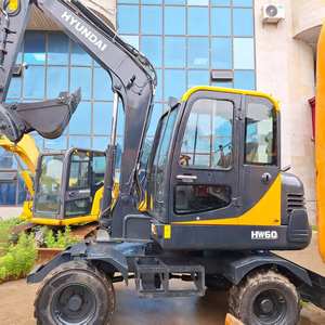 Precio de fábrica 6 toneladas HYUNDAI HW60 excavadora usada Excavadoras de ruedas usadas de alta calidad a la venta - Product Image 2