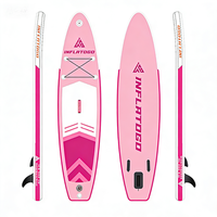 Planche de paddle gonflable InflaToGo en matériau EVA Drop Stitch, 8,4 kg, pour lacs et rivières, système à 3 ailerons, polyvalente, pompe incluse