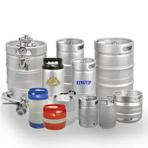 5L 10L 15L 20L 30L 50L 60L Stainless Steel Beer Keg Wholesale 304 Kegerator Prices Type A/D/S/G Commercial Beer Keg