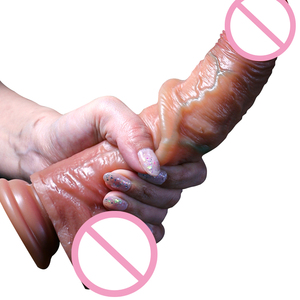 Produits pour adultes féminins forte ventouse pliable chair douce jouet sexuel réaliste <span class=keywords><strong>gode</strong></span> en Silicone liquide avec <span class=keywords><strong>ceinture</strong></span> pour les femmes - Product Image 2