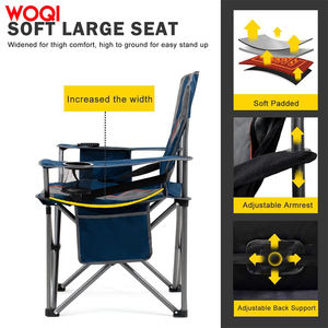 WOQI Chaise de <span class=keywords><strong>camping</strong></span> de plage en plein air <span class=keywords><strong>Fauteuil</strong></span> de plage pliant ultra léger - Product Image 3
