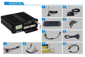최고의 GPS WIFI <span class=keywords><strong>3G</strong></span> 4G 옵션 8채널 AHD 1080P 차량용 모바일 <span class=keywords><strong>DVR</strong></span> ADAS DSM BSD 키트 버스 트럭 차량 관리 AI MDVR 블랙박스 - Product Image 2